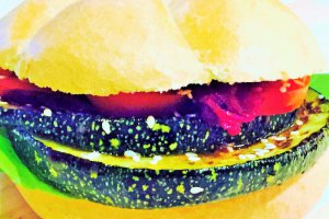 Burger mediteranean vegetarian