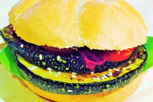 Burger mediteranean vegetarian