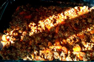 Gratin de cartofi cu carne
