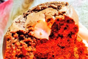 Muffins cu oua de ciocolata