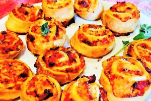 Rotite de pizza cu oregano