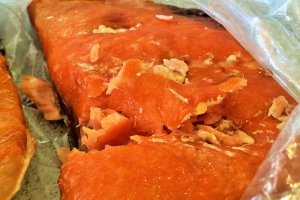 Pate de somon afumat cu ceapa rosie si maioneza