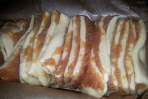 Cozonac evantai cu mere