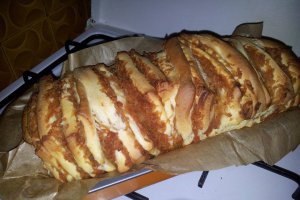 Cozonac evantai cu mere