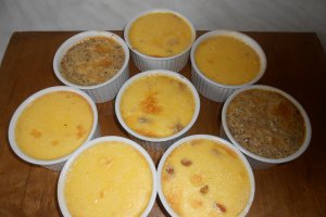 Crema de zahar ars cu nuca si stafide