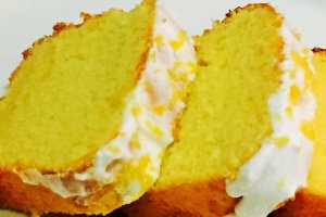Chec delicios cu lamaie si glazura fina