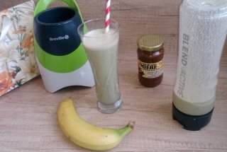 Smoothie cu spanac si banane