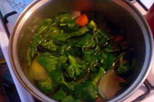 Supa crema de broccoli si spanac
