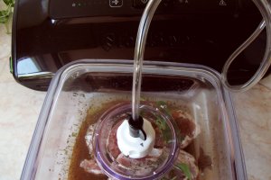 Tocanita de miel  pregatita cu aparatul de marinat FoodSaver