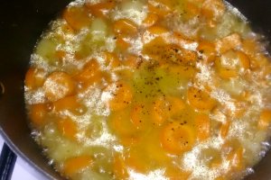 Frigarui de peste cu piure de morcovi