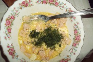 Omleta cu sunca la cuptor