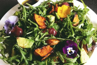 Salata de rucola cu dovleac copt