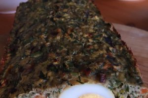 Drob vegetarian cu sparanghel