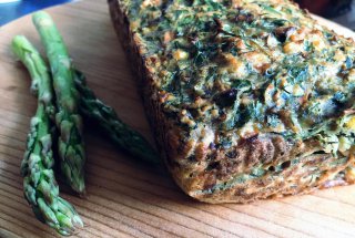 Drob vegetarian cu sparanghel