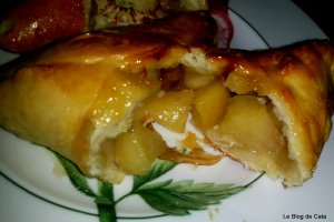 Pirojki cu camembert si mere