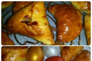 Pirojki cu camembert si mere