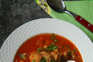 Ciorba  groasa de miel cu naut