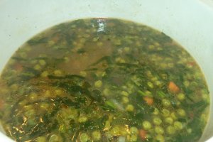 Ciorba de napi cu mazare