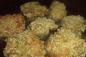 Soia in crusta de mei cu pilaf si conopida