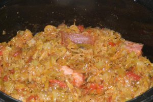 Varza acra calita la slow cooker Crock-Pot