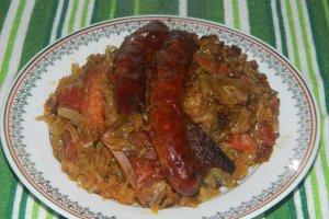 Varza acra calita la slow cooker Crock-Pot