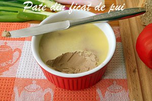 Pate din ficat de pui