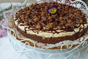 Cheesecake cu unt de arahide si ciocolata - Reteta nr. 500