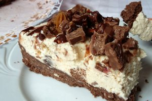 Cheesecake cu unt de arahide si ciocolata - Reteta nr. 500