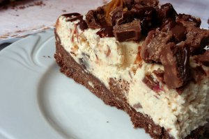 Cheesecake cu unt de arahide si ciocolata - Reteta nr. 500