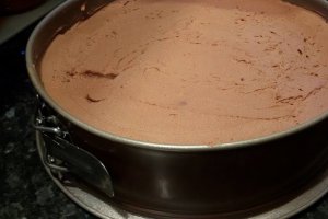 Cheesecake cu mousse de ciocolata (fara coacere)