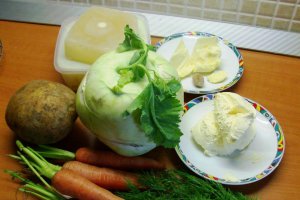 Supa crema de gulii cu nucsoara
