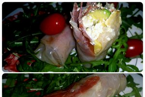 Rulouri de primavara cu ricotta