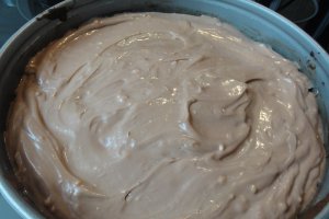 Prajitura cu mascarpone, ciocolata fina si capsuni