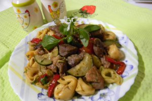 Tortellini cu carne de porc