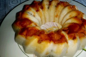 Budinca de gris cu mere si stafide