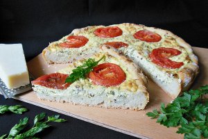 Placinta sarata cu branza si mix de seminte