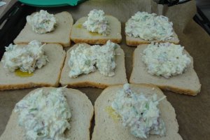Sandwich Flammkuchen-Toast