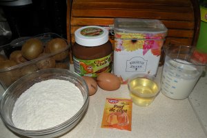 Prajitura cu crema de ciocolata si kiwi