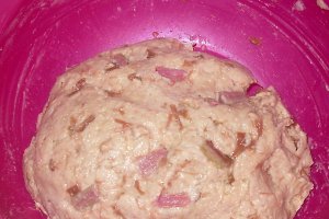 Scones cu rubarba