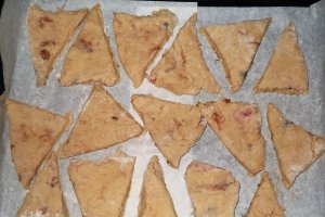 Scones cu rubarba