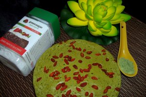 Tort cu Matcha si lemon curd