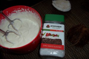 Tort cu Matcha si lemon curd