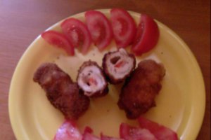 Gordon bleu cu cascaval afumat
