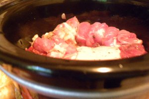 Rulada din carne de porc cu ciuperci la Crook-Pot