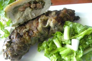 Rulada din carne de porc cu ciuperci la Crook-Pot