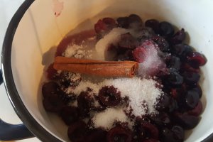Panna cotta cu cirese