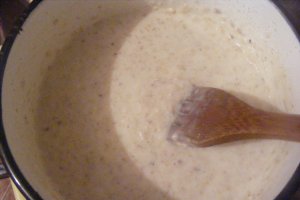 Porridge - Budinca de ovaz cu miere si capsuni