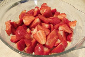 Crumble cu capsuni