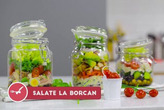 3 salate la borcan