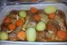Copanele de pui cu cartofi noi la cuptor-4